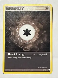 REACT ENERGY 82/92 - UNCOMMON - NON-HOLO - EX Legend Maker - Pokemon Card - Image 1