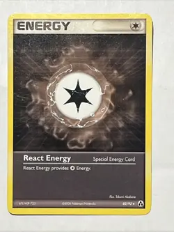 REACT ENERGY 82/92 - UNCOMMON - NON-HOLO - EX Legend Maker - Pokemon Card - Image 2
