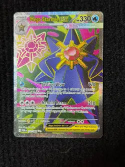 Pokemon TCG Mega Starmie ex 102/088 ME03: Perfect Order Ultra Rare Holo NM - Image 1