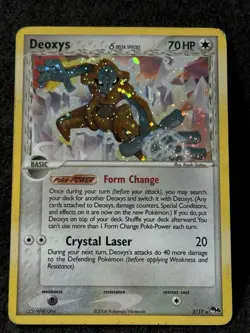 2006 Pokemon Deoxys - Delta Species 2/17 - POP Series 4 Holographic NICE SWIRL! - Image 1
