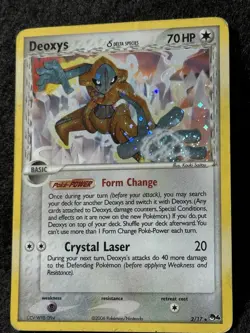 2006 Pokemon Deoxys - Delta Species 2/17 - POP Series 4 Holographic NICE SWIRL! - Image 2