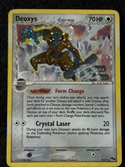 2006 Pokemon Deoxys - Delta Species 2/17 - POP Series 4 Holographic NICE SWIRL! - Image 3