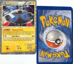 Magnezone 96/102 Prime Rare HGSS Triumphant Pokemon MP Hotta - Image 3