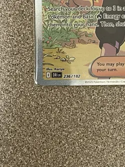 Ethan's Adventure Full Art Trainer - 236/182 - Pokemon TCG Destined Rivals NM - Image 3