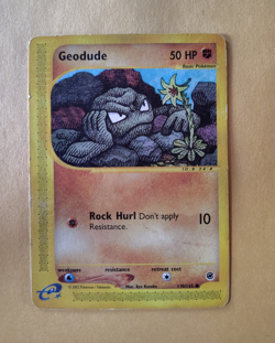 Pokemon TCG Geodude 110/165 Expedition Base Set Common Eng - Image 1