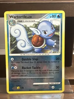 Pokemon TCG - Wartortle 65/127 - Platinum - Reverse Holo - Printed in 2009 - Image 1
