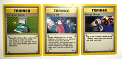 WOTC Pokemon Trainer Lot Computer Search Energy Charge Sabrina’s ESP Vintage x3 - Image 1