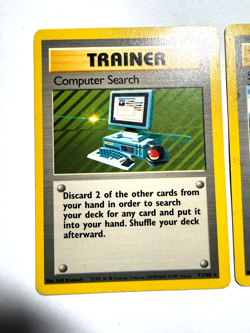 WOTC Pokemon Trainer Lot Computer Search Energy Charge Sabrina’s ESP Vintage x3 - Image 2