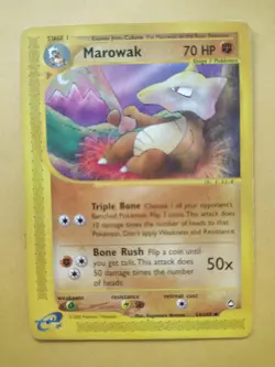 Pokemon TCG Marowak 054/147 Aquapolis Uncommon Regular Eng - Image 1