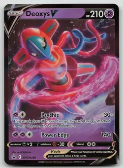 Pokemon Deoxys V SWSH266 Sword & Shield Promo Promo Holo NM - Image 1