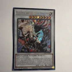 Konami Yu-Gi-Oh! Ecclesia and the Dark Dragon BPRO-EN041 1st Ed Secret Rare - Image 1
