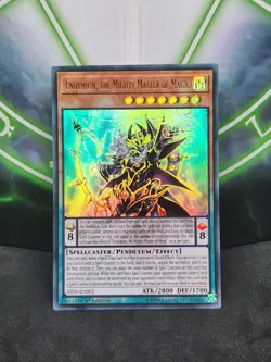 Yugioh Endymion, The Mighty Master of Magic Ultra Rare SR08-EN001 1st Edition NM - Image 1