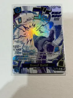 Boeuf Burst R PAR Legacy of the Master ONE PIECE Card OP12-060 Sanji - Image 1
