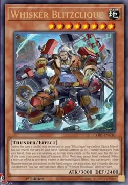 CORI-EN010 Whisker Blitzclique Ultra Rare 1st Edition YuGiOh PREORDER - Image 1