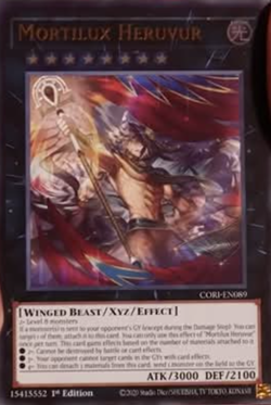 Yugioh! Mortilux Heruvur CORI-EN089 CHAOS ORIGINS PREORDER - Image 1