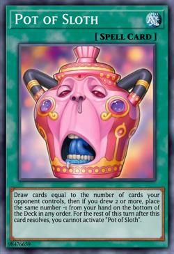 Yugioh! Pot of Sloth CORI-EN061 CHAOS ORIGINS PREORDER - Image 1