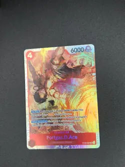 Portgas.D.Ace (007) ST30-007 Starter Deck EX: Luffy & Ace One Piece Foil NM - Image 1