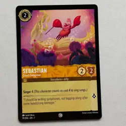 Sebastian 19/204 Disney Lorcana The First Chapter Regular Common Card NM - Image 1