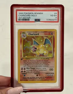 PSA 4 1999 Pokemon Spanish Charizard Holo 1st Edition #4 Base Set VG-EX - Image 1