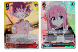 Weiss Schwarz Bocchi The Rock Hitori Gotoh Lot x2 - SR Maid & Surging Power - NM - Image 1