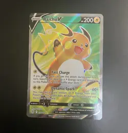 Raichu V Full Art Holo Ultra Rare 158/172 Swsh09 Brilliant Stars English - Image 1