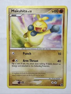 Makuhita 78/106 Non-Holo Great Encounters Pokemon Card ~ MP - Image 2