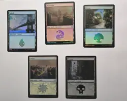 MTG - Marvel's Spider-Man Basic Land (Foil) Set - Image 1