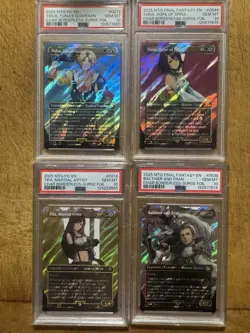 MTG FINAL FANTASY *Sequential PSA 10* Surge Foil Set of 4 cards - Image 2