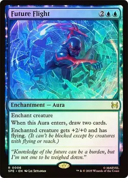 NM Foil Future Flight, MTG, Marvel's Spider-Man, Magic the Gathering, 6 - Image 1