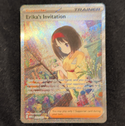 Pokemon Erika's Invitation SV 151 203/165 Ultra Rare Full Art Holo Trainer - Image 1