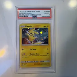 🔥 2017 POKEMON SM BLACK STAR PROMO PIKACHU SIDEKICK COLL #SM98 PSA 8 🔥 - Image 1