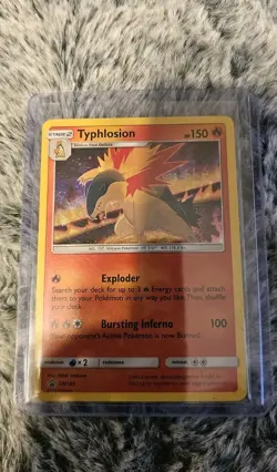 Pokemon Typhlosion Holo Black Star Promo SM185 Sun & Moon - Image 3