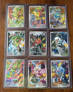 Pokemon TCG First Partner Illustration Collection Series 2 Full Set Of 9 NM - Image 1