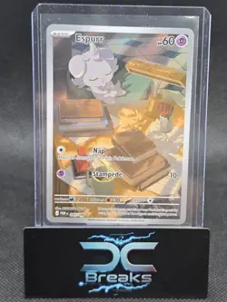 Pokemon TCG Espurr 95/88 Illustration Rare Perfect Order - Image 1