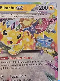 Pikachu EX⚡ 057/191 🔥 2024 Pokemon SV08 Surging Sparks Double Rare Holo NM TCG - Image 4