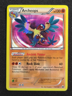 The Pokemon Company Archeops 110/108 Dark Explorers Secret Rare Holo Eng 2012 - Image 1