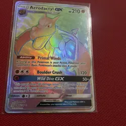 Pokemon Aerodactyl GX Secret Rare Holo 244/236 SM-Unified Minds 210 - Image 1