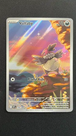 Vullaby 144/086 Illustration Rare White Flare Pokemon Near Mint - Image 1