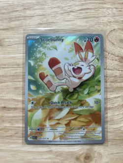 Pokemon TCG Ascended Heroes Scorbunny Illustration Rare 225/217 NM - Image 1