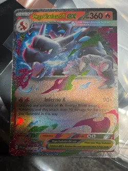 Mega Charizard X ex (#013/094) - Holofoil ME - Phantasmal Flames NM Pokemon - Image 2
