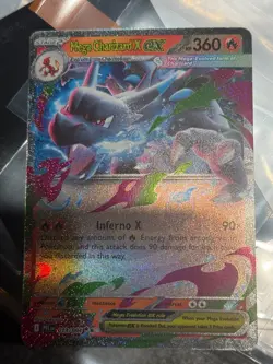 Mega Charizard X ex (#013/094) - Holofoil ME - Phantasmal Flames NM Pokemon - Image 4