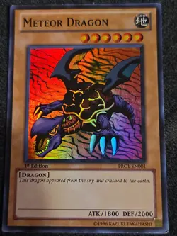 1x (LP) Meteor Dragon - PRC1-EN001 - Super Rare - 1st Edition YuGiOh - Image 1