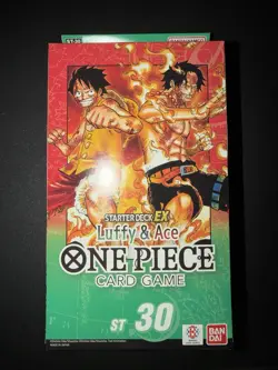 One Piece TCG Starter Deck ST-30 Luffy and Ace English Sealed ONE BOX - Image 1