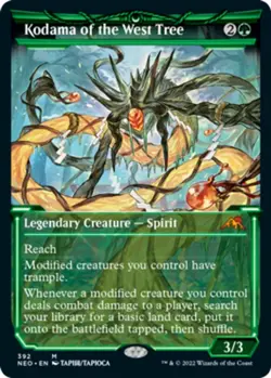 Kodama of the West Tree (Showcase) Kamigawa: Neon Dynasty Foil MTG Card - Image 1