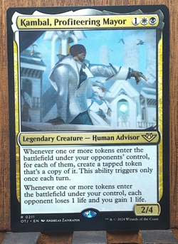 MTG😍 Kambal, Profiteering Mayor (Outlaws of Thunder Junction) NEAR MINT👍 - Image 1