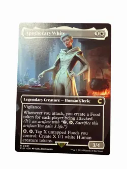 MTG Apothecary White Borderless Ravnica: Clue Edition NM Condition #1 - Image 1