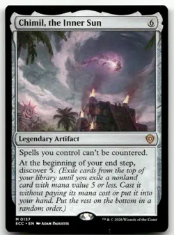 Chimil, the Inner Sun #137 (NM) Commander: Lorwyn Eclipsed ECC Magic MTG - Image 1