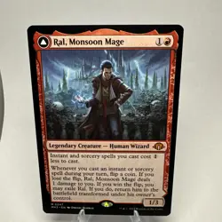 MTG Ral, Monsoon Mage/Ral, Levline Prodigy X 1 - Mythic Rare, NM/M - Image 1