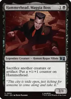 Hammerhead, Maggia Boss 659 Commander: Marvel Super Heroes MTG NM/M - Image 3