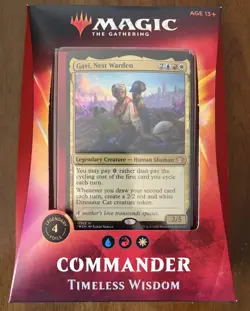 MTG Timeless Wisdom Commander Deck Ikoria Magic The Gathering - New Sealed 630509943579 - Image 1